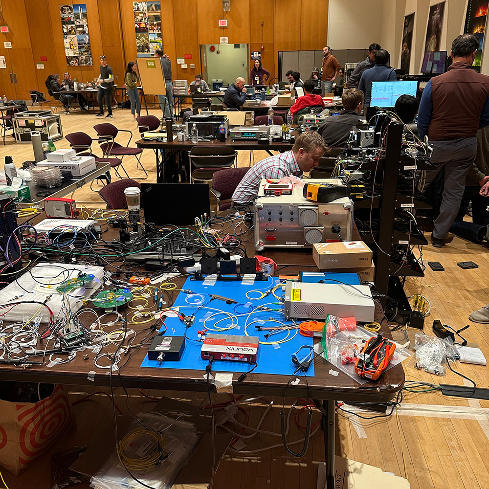 QuANET performers participated in a cross-team hackathon.