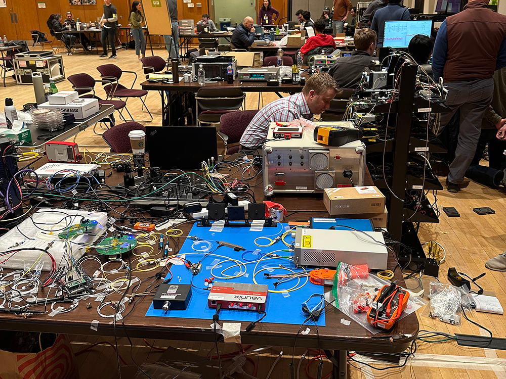 QuANET performers participated in a cross-team hackathon.