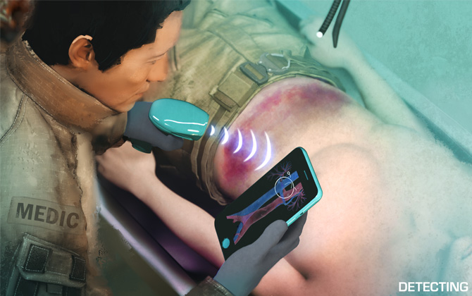 MASH: Aims to develop robotic systems to autonomously find and stop life-threatening bleeding inside the body, giving injured warfighters a much better chance of survival in combat situations. 