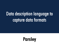 Parsley: Data description language that combines grammars and constraints in a modular way to capture data formats such as MAVLink, PDF and Executable and Linking Format (ELF).