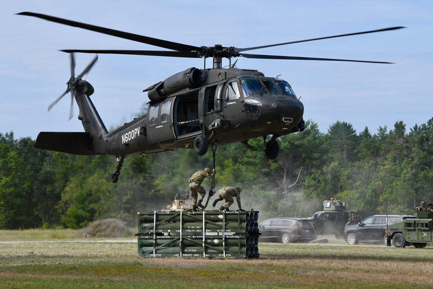 Sling load operations training.