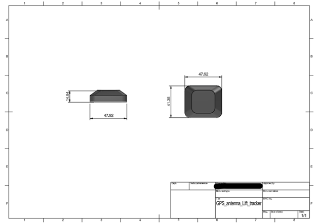 This graphic shows GPS Antenna