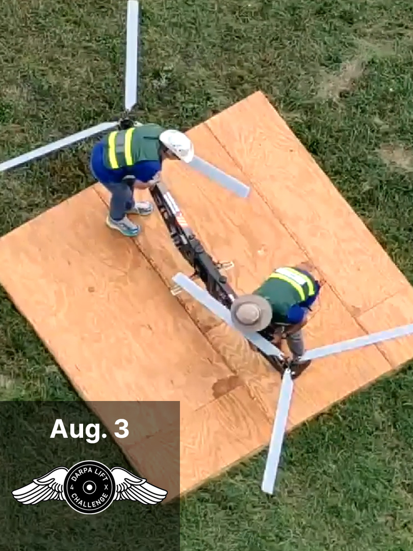 Aug. 4 | DARPA Lift Challenge