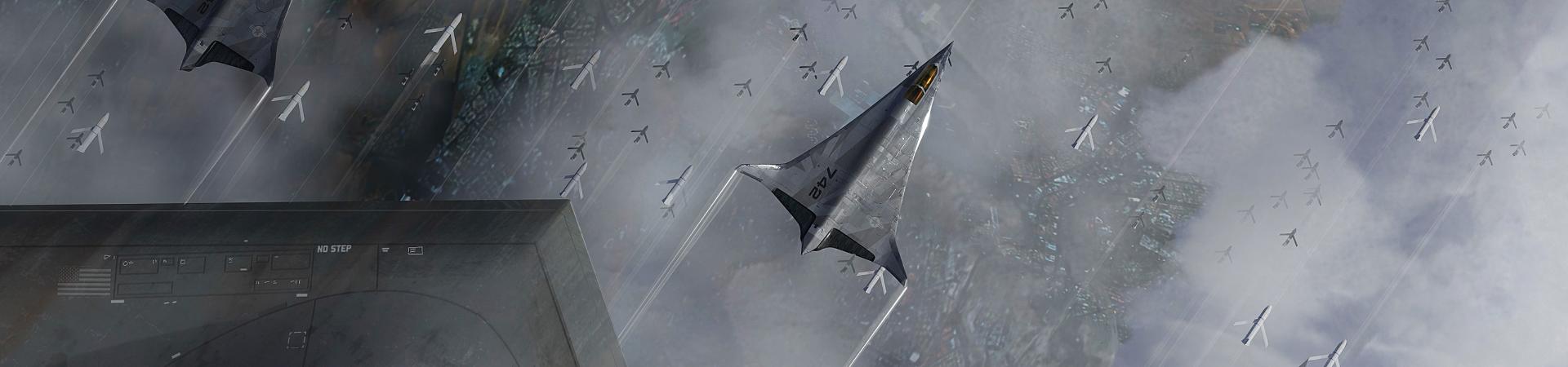 Artist's concept: AIR is developing dominant tactical autonomy for multi-ship, beyond visual range air combat missions; the technology advances the capability for manned and unmanned combat aerial vehicles to work together. 